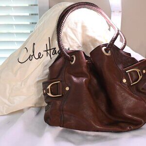 Cole Haan Brown Leather Hobo